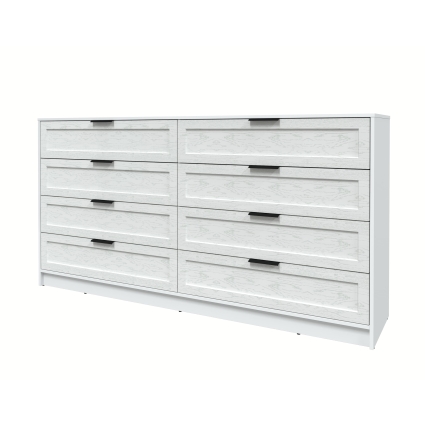 Kомод Тренд КТ-К197 (Белый ЛДСП/ Дуб полярный ЛМДФ) Ш1965 В1020 Г451